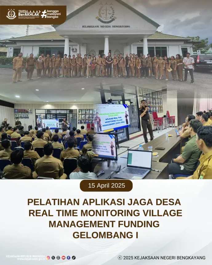 Pelatihan Aplikasi “Jaga Desa” di Kejaksaan Negeri Bengkayang