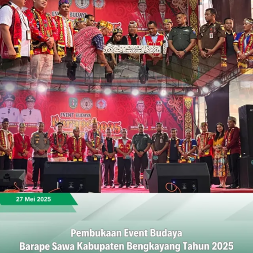 Pembukaan Event Budaya Barape Sawa Kabupaten Bengkayang Tahun 2025